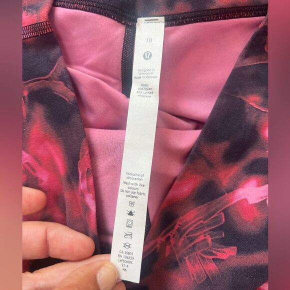 Lululemon Align High-Rise Pant 28" Intensity Pink Blossom Size 18  Buttery Soft - Picture 3 of 8